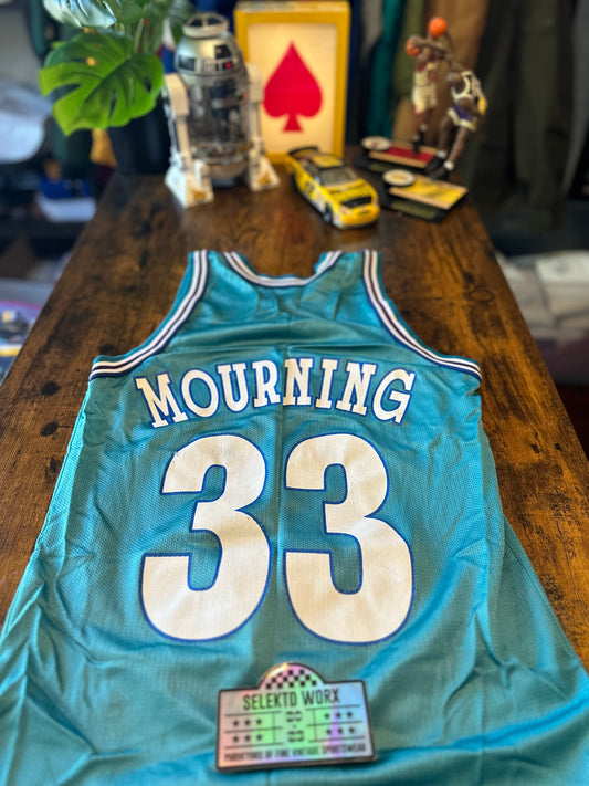 Alonzo Mourning Charlotte Hornets Jersey