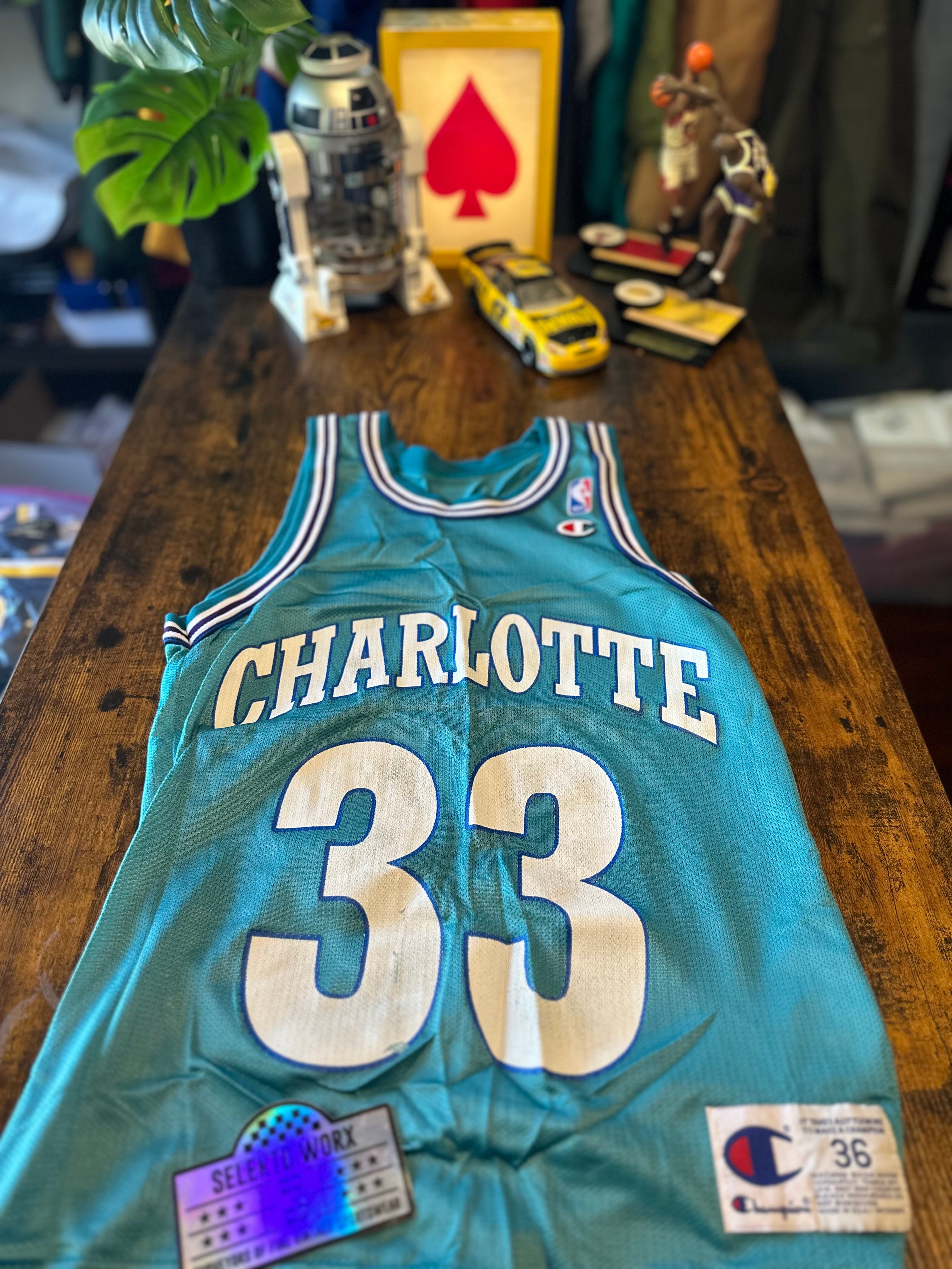 Vintage champion cheapest Charlotte 33 jersey