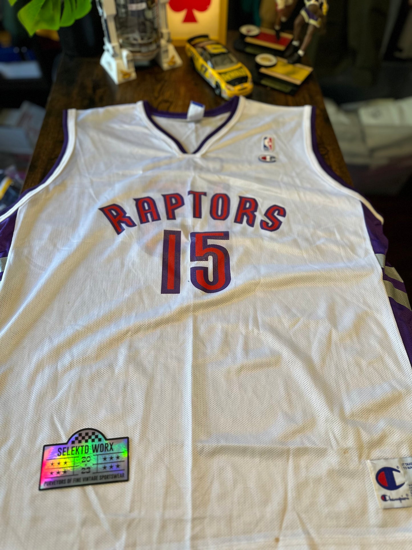 Champion | Vince Carter | Toronto Raptors | White