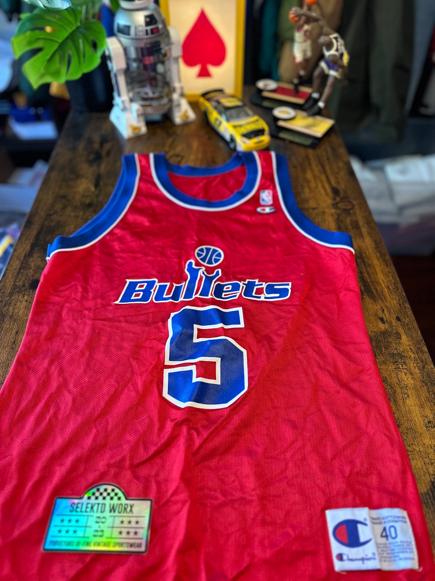 Champion | Juwan Howard | Washington Bullets | Red